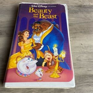 Beauty And The Beast‎ VHS Tape 1992 Walt Disney's Black Diamond Classic